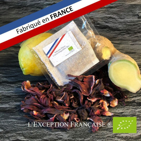 Mousselines Détox Citron Gingembre Bio - Grossiste Thé Bio