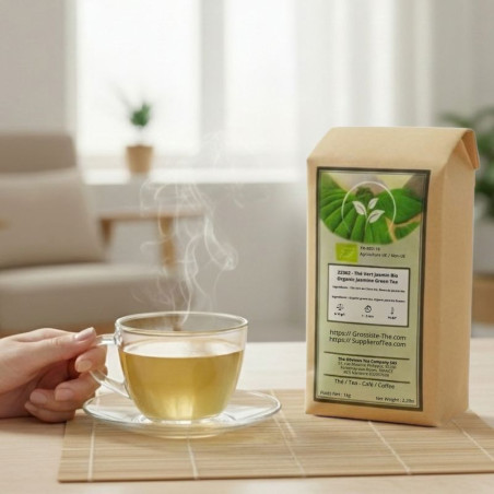 Thé Vert Jasmin Grossiste The Vert Bio - Sachet 1kg
