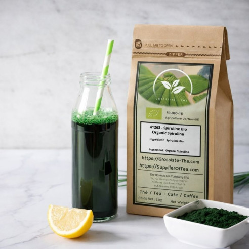Spiruline Bio - Grossiste Herboristerie - Sachet 1kg