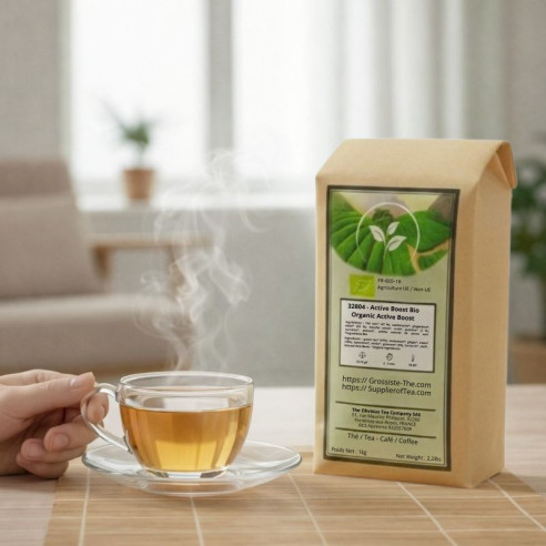 Active Boost Grossiste Thé Vert Détox - Sachet 1kg