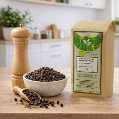 Poivre Noir Bio - Grossiste Herboristerie - Sachet 1kg