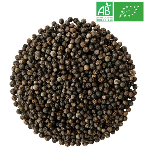Poivre Noir Bio - Grains entiers -Grossiste - Herboristerie - Grossiste-Thé.com