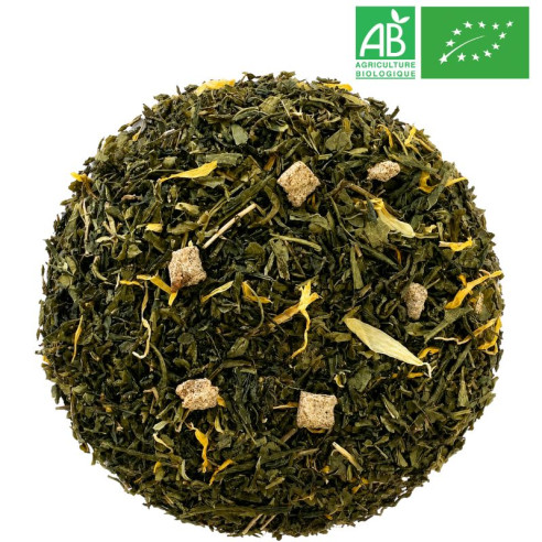 Thé Vert Premium à la Poire Grossiste Thé Vert Bio