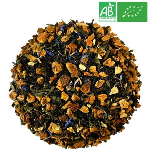 Thé Pomme Menthe Grossiste Thé Noir Bio