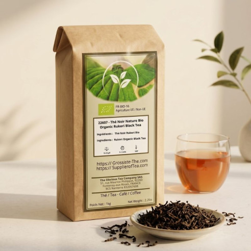 Thé Noir Rukéri Grossiste Thé Noir Bio - Sachet 1kg