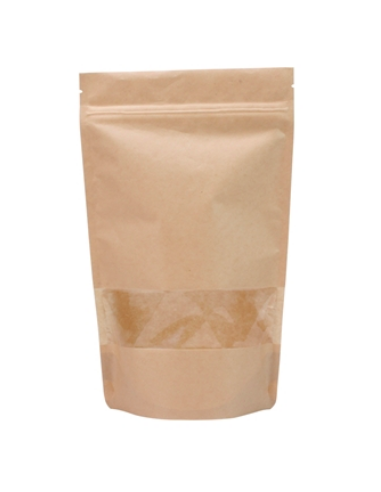 Sachet Kraft Fenêtre Medium (100g) x100